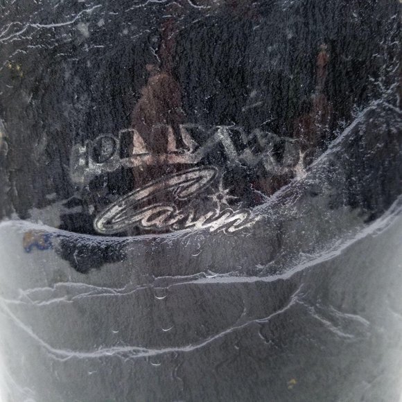 Vintage Ice Bucket Black White Marbled Pattern - Picture 3 of 12